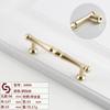Tirador dorado para cajón de muebles europeos Jane, tirador de puerta de armario francés, tirador de hardware, venta al por mayor, directo de fábrica