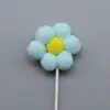 Bolo de Assar Vestir Azul Rosa Branco Bola de Pelo Nuvens Flores Festa de Aniversário Decoração de Mesa de Sobremesas Plug-in