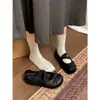 Sapatos Rasos Prateados Estilo Ballet Francês para Mulheres 2026 Novos Sapatos Versáteis de Solado Macio para Combinar com Saias Sapatos Mary Jane