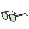 Lentes de Sol de Acetato de Inspiración Vintage: Marcos Negros de Moda Unisex