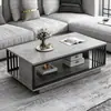 Mesa de centro para sala de estar, moderna e simples, adequada para apartamentos pequenos, mesa de chá para varanda, mesa de centro simples, mesa para uso na sala de estar