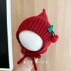 Gorros Infantiles de Invierno Tejidos de Elfo para Niñas y Niños, Gorros Puntiagudos Cálidos de Moda, Gorros de Lana con Protección para Orejas de Bebé