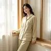 Pijama de veludo ilha para mulheres, roupão fino de veludo coral para outono e inverno, conjuntos térmicos plus size para primavera e outono, atacado de fábrica