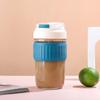 Taza de Agua de Vidrio para Regalo Infantil al por Mayor Personalizada con Tapa y Pajita Taza de Café Estudiante Femenina Taza con Cubierta de Silicona Doble Capa