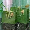 Bolsa de Regalo del Festival del Bote Dragón, Bolsa para Empaque a Granel de Tamales de Arroz con Tarjeta Colgante, Bolsa Tote de Regalo, Bolsa de Papel con Sello de Cinta