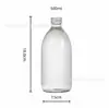 Botellas Vacías de Vidrio para Bebidas de Frutas y Verduras, Botellas Dispensadoras de Bebidas de Jugo y Vino de Frutas, Empaque Creativo para Bebidas Frías de Té y Café en Tiendas de Té con Leche
