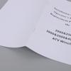Descripción del Producto Imprenta de Libros Impresión a Color Blanco y Negro Folleto Póster Impresión Diseño Plegado de una Página