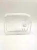 Bolsa cosmética transparente explosiva transfronteriza, bolsa de aseo portátil para exteriores, bolsa de almacenamiento simple para viajes, bolsa cosmética transparente de PVC