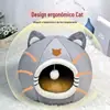 Fabricante Atacado Canil para Gatos e Canil para Cães, Quente para o Inverno, Canil Universal Semifechado para Cães Pequenos para Todas as Estações, Canil para Dormir para Gatos