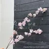 Flor de Cerezo de Pesca Simulación Ramas de Flor de Peral Colgantes Nuevo Arte Floral Chino Materiales de Flores Adornos de Decoración de Bodas Flores de Simulación para Fotografía