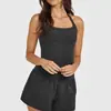 Top sin mangas tipo halter con sensación de nube para mujer, verano, con copas en el pecho, alta elasticidad, espalda bonita, ropa de fitness sin mangas, top deportivo, ropa de yoga para mujer, lencería