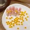 Nuevos Accesorios de Resina de Girasol para Uñas Verano Fresco Decoraciones de Uñas de Margarita 3D Realistas Venta al por Mayor