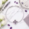 Pulsera de trébol de cuatro hojas joyería transfronteriza pulsera sencilla de nicho para otoño para mujer accesorios de joyería de alta gama al por mayor