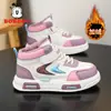 Zapatos de Algodón para Niños, Zapatos para Niños, Zapatos de Algodón para Niños, Zapatos Deportivos de Terciopelo de Caña Alta Cálidos de Invierno 2025 para Niños, Tenis Casuales para Niños