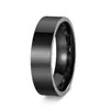 Moda Europea y Americana Transfronteriza Estilo Minimalista Acero Inoxidable Joyería para Parejas Anillo Liso de 4 mm, 6 mm, 8 mm Set de Accesorios para Manos