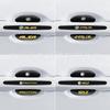 Pegatinas protectoras para manija de puerta de coche, tiras anticolisión reflectantes nocturnas, tiras anticolisión antiarañazos, pegatinas de Malasia North Road