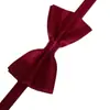 Pajarita Negra para Hombre Adulto Mejor Hombre Novio Vino Tinto Vestido de Boda Moda Femenina Casual Pajarita Al por Mayor