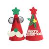Venda quente transfronteiriça Novo chapéu de Natal feltro Decorações Atmosfera de Natal joias desenho animado diy costura à mão