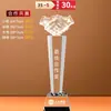 Producción de Trofeos de Cristal Medalla Placa de Autorización para el Pulgar Baloncesto Fútbol Creativo Competencia Deportiva Miembro Destacado D