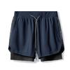 Comércio Exterior Transfronteiriço 2022 Tendência de Verão Shorts Esportivos para Corrida ao Ar Livre Ciclismo Respirável Shorts de Camada Dupla para Homens