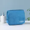 Bolsa de Higiene Pessoal Pendurável Impermeável com Separação Seco/Molhado, Grande Capacidade de Luxo Portátil para Viagem Organizador de Cosméticos e Maquiagem