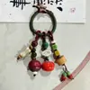 Colgante Original de Bolso de Cerámica Hecho a Mano de Yuan Xiaohong, Adorno de Borla Tejida con Cuerda de Jingdezhen, Accesorio de Bolso Artístico de Nicho