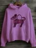 Sudadera con Capucha de Manga Larga y Manga Corta para Mujer Transfronteriza Modelo Nuevo 2025 Comercio Exterior Tela Rayada Estampado Digital de Dibujos Animados D