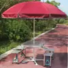 Conjunto de Guarda-Sol de Mesa com Publicidade para Proteção Solar Promoção de Pátio Combinação Portátil de Viagem Dobrável Camping Siaman