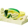Gafas de natación para niños para niños, gafas de buceo impermeables de alta definición y antivaho, set de gafas de natación y gorro para niños y niñas, gafas para niños