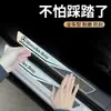 Tiras para Estribos de Puerta de Coche, Pegatinas Antideslizantes, Tiras Protectoras Universales Anti-Rayones, Pegatinas para Pedales, Tiras de Protección para Maletero, Suministros Decorativos