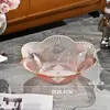 Plato de frutas para el hogar de la sala de estar, plato de dulces, canasta de frutas para la oficina, plato de exhibición de bocadillos de frutas de lujo ligero