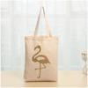 Bolsa de Lona Cor Pura Direto da Fábrica Pequena Fresca Artística Estudante Bolsa de Proteção Ambiental Personalizável Atacadista Bolsa Publicitária