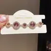 Pulsera con Hebilla Redonda de Diamante Moda Nueva Europea y Americana Nicho Moda Pulsera Lujo Ligero Joyería de Gama Alta Venta al por Mayor para Mujeres