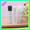 Botella de loción blanca de 35 ml tapa a presión hombro recto botella PET botella dispensadora de champú 35 ml botella de gel antibacterial