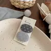 Pinza para el pelo de punto estilo coreano con lunares para niños, linda pinza geométrica para el pelo de niñas, tocado de pinza para flequillo de niñas, otoño e invierno, accesorios para el pelo