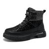 Botas Martin Casuales de Suela Gruesa con Plataforma Botines Hasta el Tobillo Otoño e Invierno para Hombre para Senderismo al Aire Libre de Caña Alta Ropa de Trabajo Modernas Zapatos de Hombre