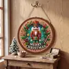 Adornos Navideños 5D Transfronterizos con Diamantes de Forma Irregular, Decoraciones DIY Festivas, Reno de Halloween, Papá Noel, Cascanueces, Nieve