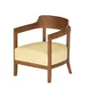 Juego de Mesa y Sillas para Tienda de Té con Leche, Estilo Sencillo y Casual para Cafetería, Panadería, Pastelería y Repostería, Bar de Libros y Áreas de Reunión, con Sofás Sillas de Madera Maciza