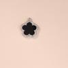 Popular colgante de flor de cinco pétalos de Amazon, trébol de cuatro hojas, diamante, aleación, accesorios de joyería, collar, pulsera, aretes DIY