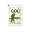 Toalla de golf de microfibra con textura de gofre, transfronteriza, con clip de mosquetón, diseño impreso, altamente absorbente y personalizable con tu propia imagen