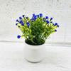 Plantas Envasadas Simuladas, Bonsai de Flor Falsa, Mini Ornamentos de Flor de Plástico, Gipsofila Nova, Plantas Envasadas em Formato de Tanque, Decoração para Casa