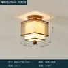 Luz de entrada estética estilo canción, luz de techo pequeña para recibidor, luz para pasillo de escalera estilo chino nuevo, luz para vestidor balcón estilo vintage