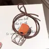 Anillo para el Cabello Morandi Mickey Estilo Coreano Celebridad de Internet Ins Cuerda para el Cabello de Cristal Hueco Lazo Cuerda para el Cabello de Cereza Banda Elástica Accesorios para el Cabello