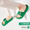 Nuevas Pantuflas Transfronterizas, Moda de Verano para Exteriores, Sandalias de Tacón Alto, Sandalias de Playa de Suela Gruesa con Hebilla, Dos Formas de Usar
