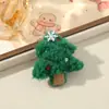 Muñecos de Peluche de Santa Claus, Reno, Árbol de Navidad, Muñeco de Nieve, Materiales Semiacabados de Tela Rellenos de Algodón para Fiestas Navideñas