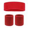 Deportes Fitness Ciclismo Baloncesto Bádminton Transpirable Alta Elasticidad Poliéster Algodón Absorción de Sudor Diadema Muñequera Banda para el Cabello traje