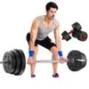 Conjunto de mancuernas revestidas de goma para fitness masculino, equipo para el hogar, combinación de pesas ajustables, barra de levantamiento de pesas de 10/20/30 kg