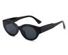 Gafas de Sol Negras Populares de Celebridad de Internet Douyin para Mujer, Protector Solar, Anti-UV, Gama Alta, Que Resaltan el Rostro, Gafas Plegables Pequeñas para Hombre