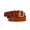 Casual Negocios Sencillo Juvenil Moderno Versátil Cinturón Cinturón de Cuero Genuino Hebilla de Pin para Hombre Estilo Coreano Tendencia Personalidad
