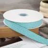 Cinta de Espiga con Borde de Encaje de Capullo de 25 mm Borde Ondulado Cuadros de Burbuja Cinta de Red Lazo Hecho a Mano Accesorios para el Cabello Accesorios para Zapatos y Ropa